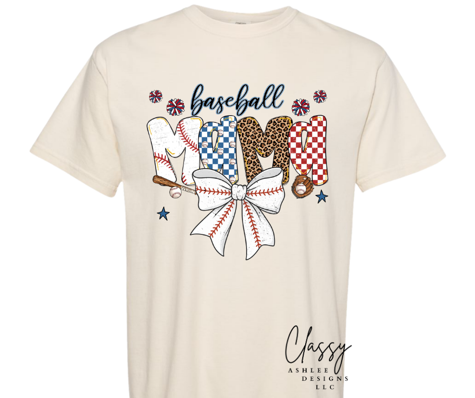 Baseball MAMA patterns/bow