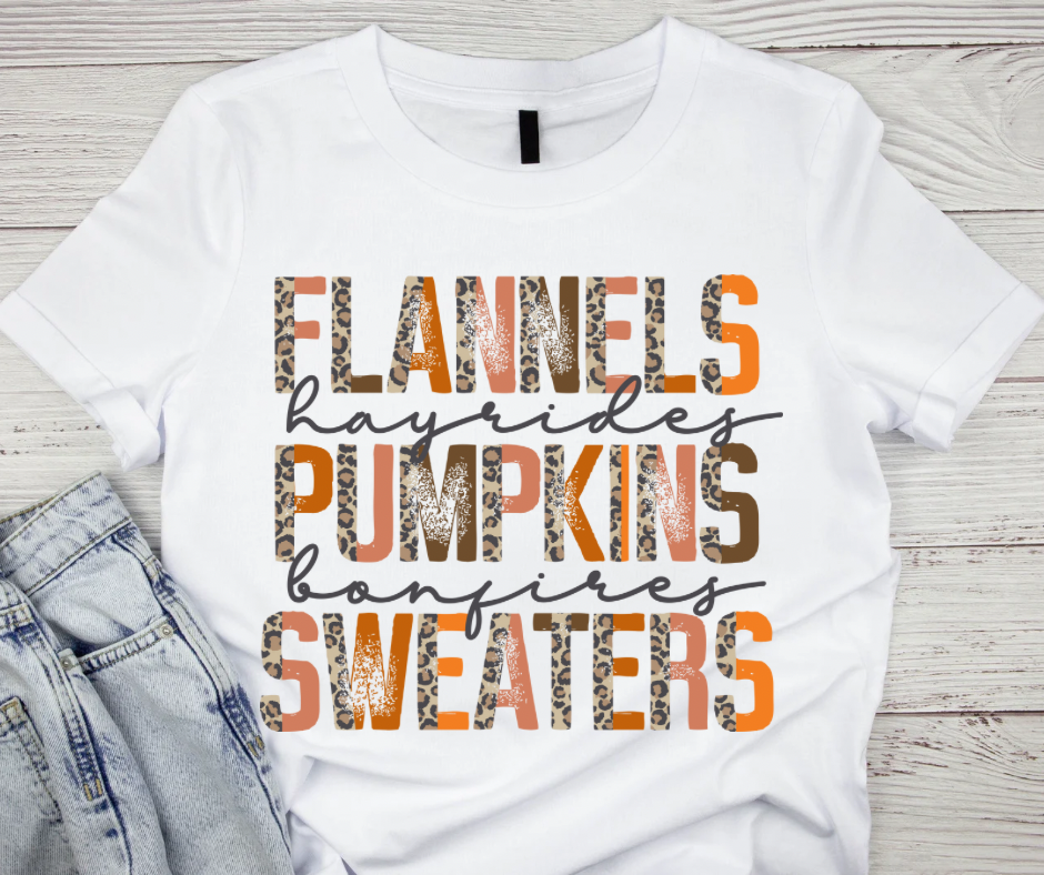 Flannels, pumpkins, sweaters