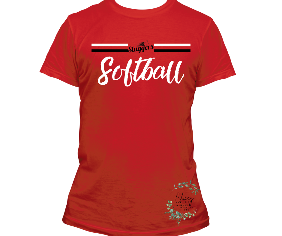 Sluggers Softball Logo T-shirt