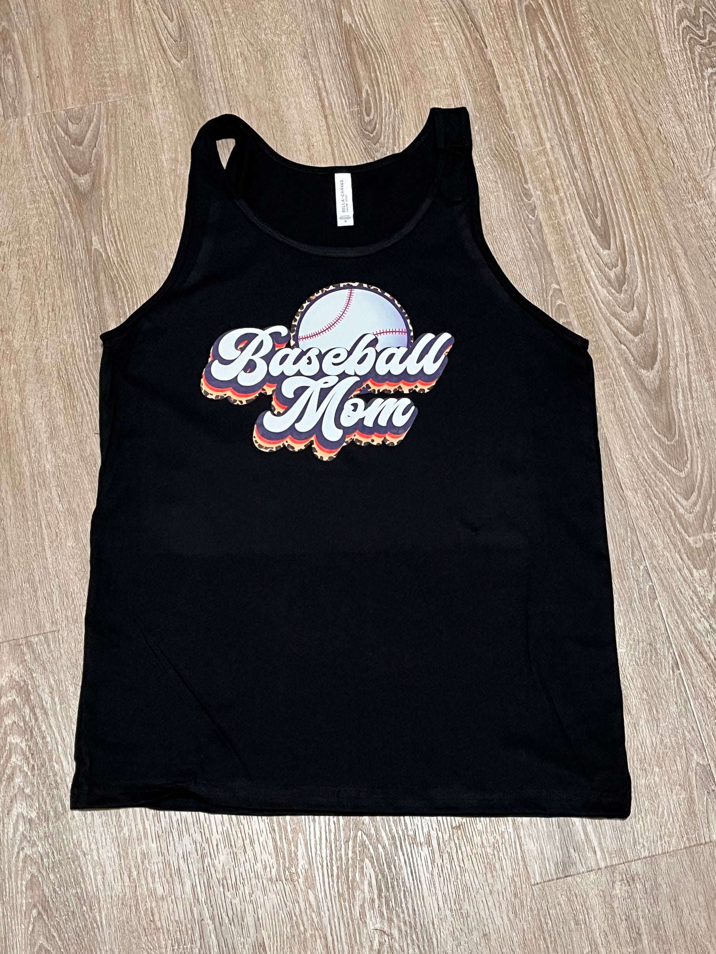 Baseball Mom cheetah Tank