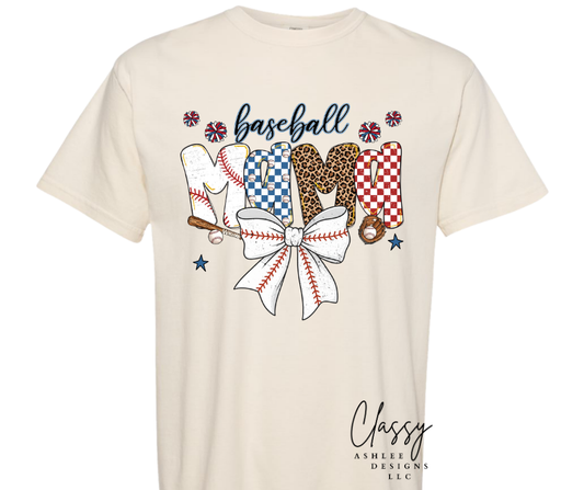 Baseball MAMA patterns/bow