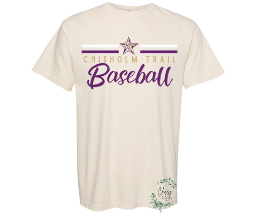 CTHS Baseball with school logo