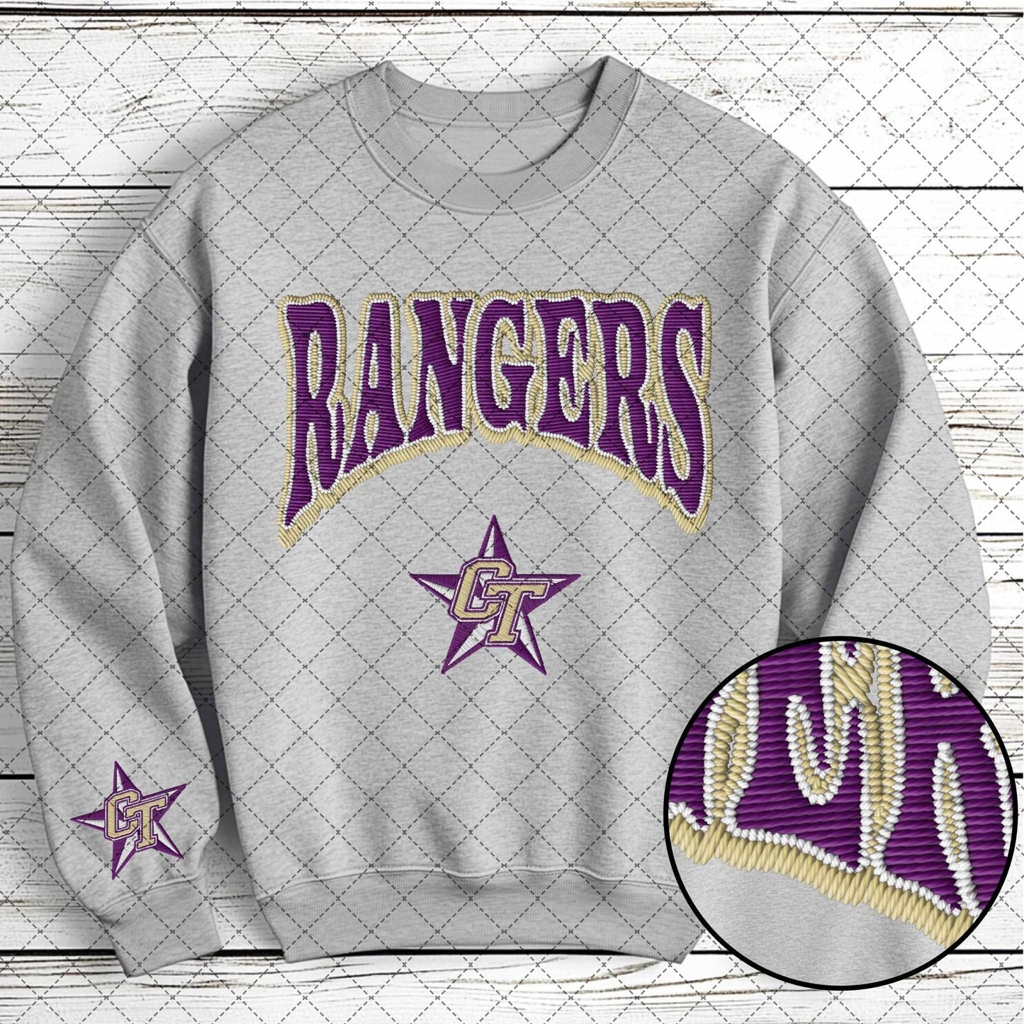 CTHS Faux Embroidered with Sleeve