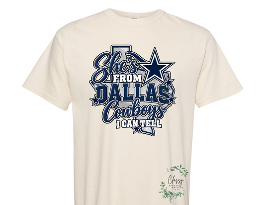 She’s from Dallas Cowboys