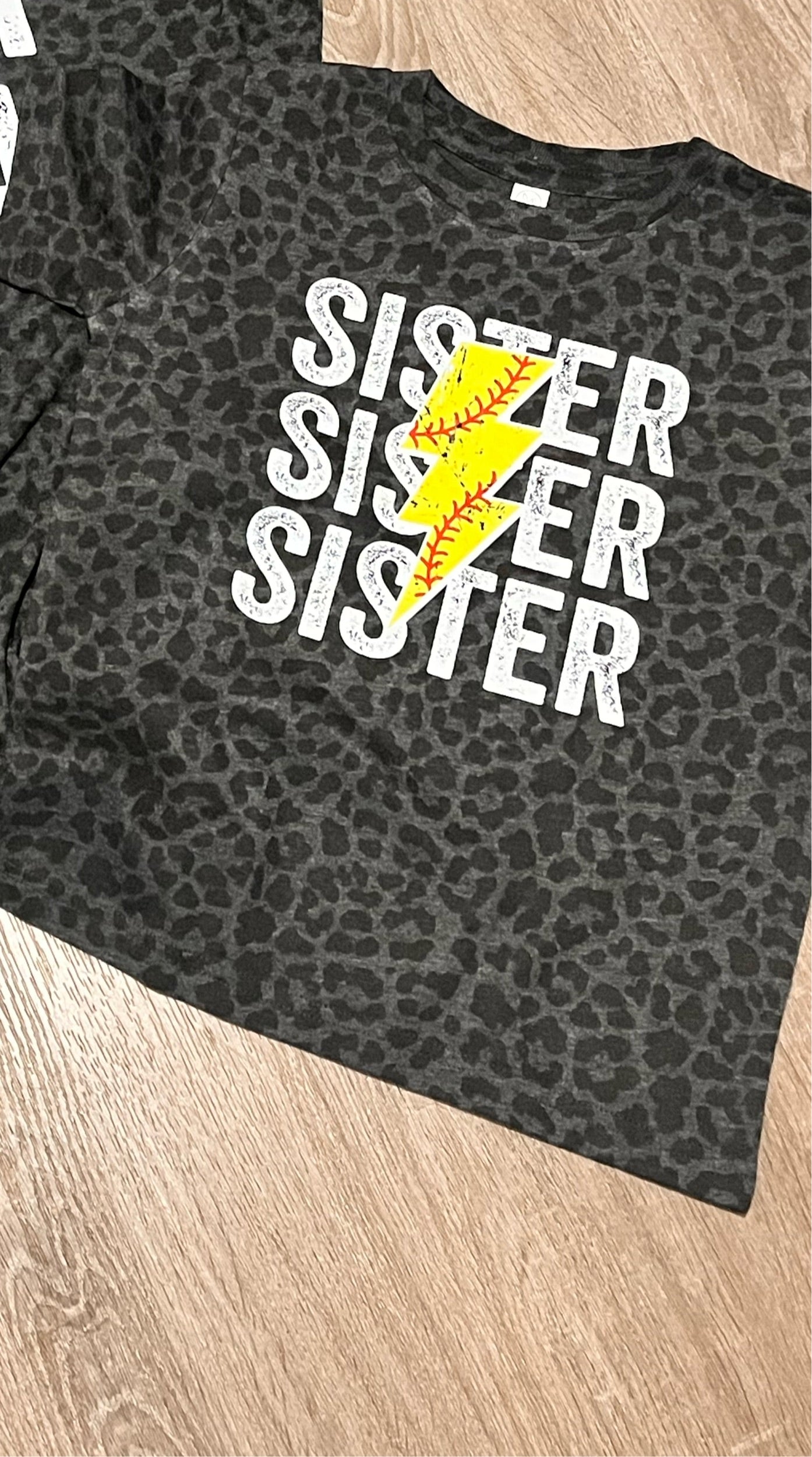 Softball sister toddler