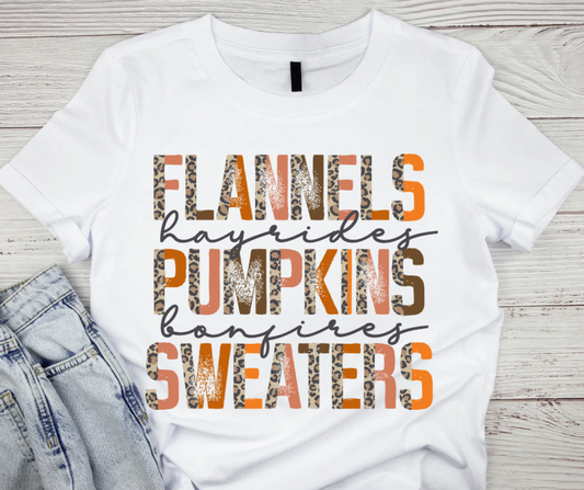 Flannels, pumpkins, sweaters