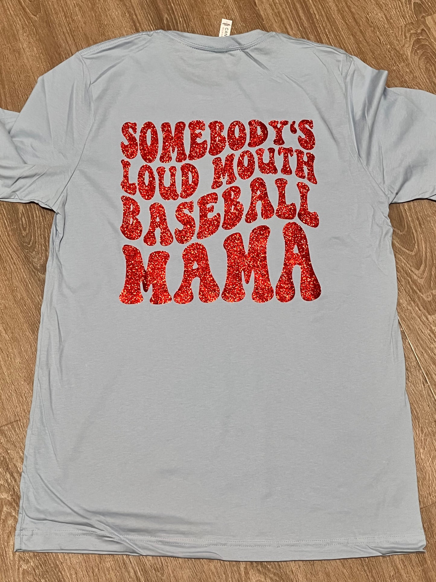 Glitter Loud baseball mom