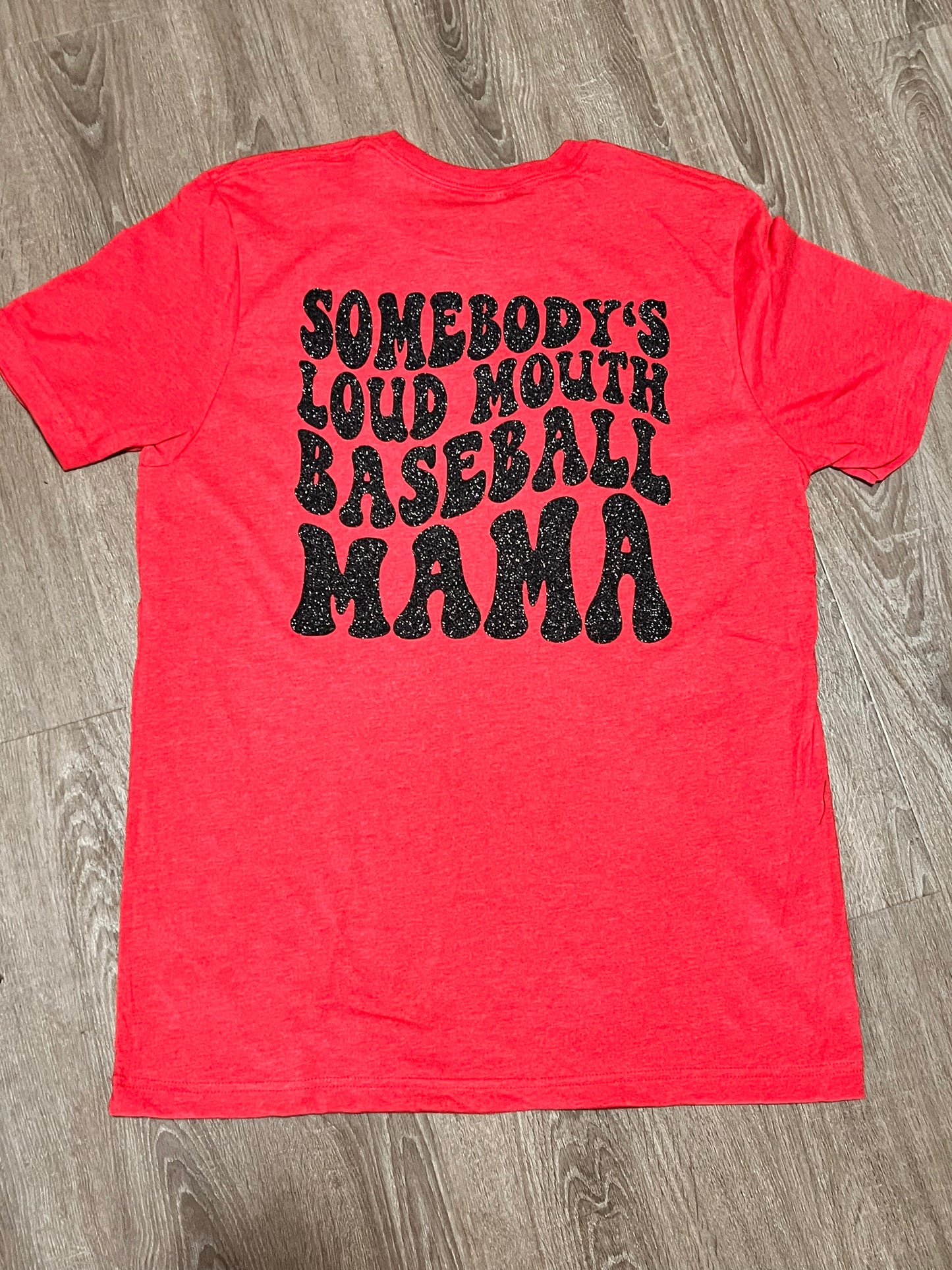 Glitter Loud baseball mom