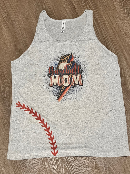 Baseball Mom thread Tank