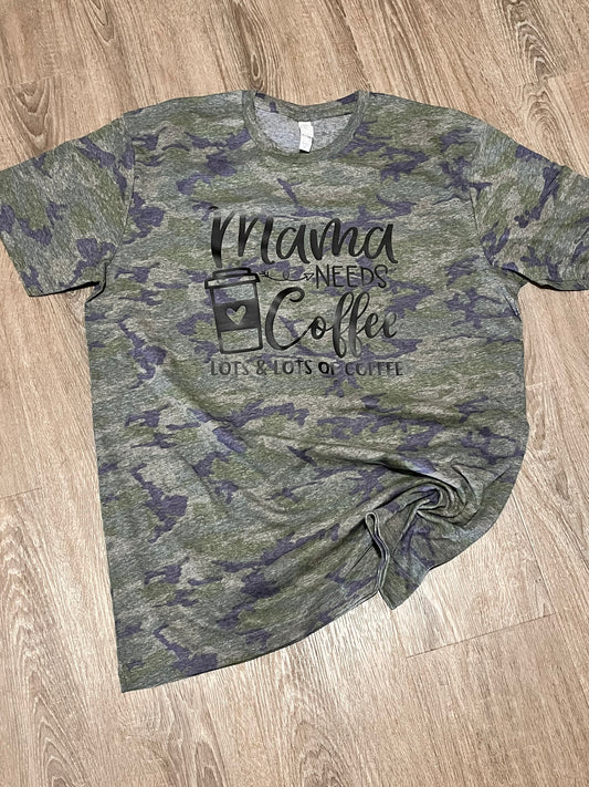 Camo mama needs coffee